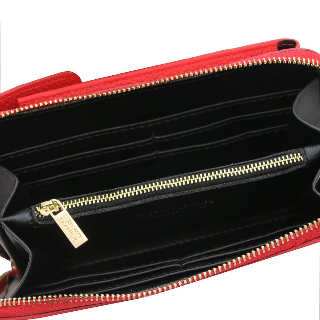 Bolsos de hombro de piel TL Bag - Cartera de piel con correa y compartimento para móvil | TL142323 San Rocco Italia
