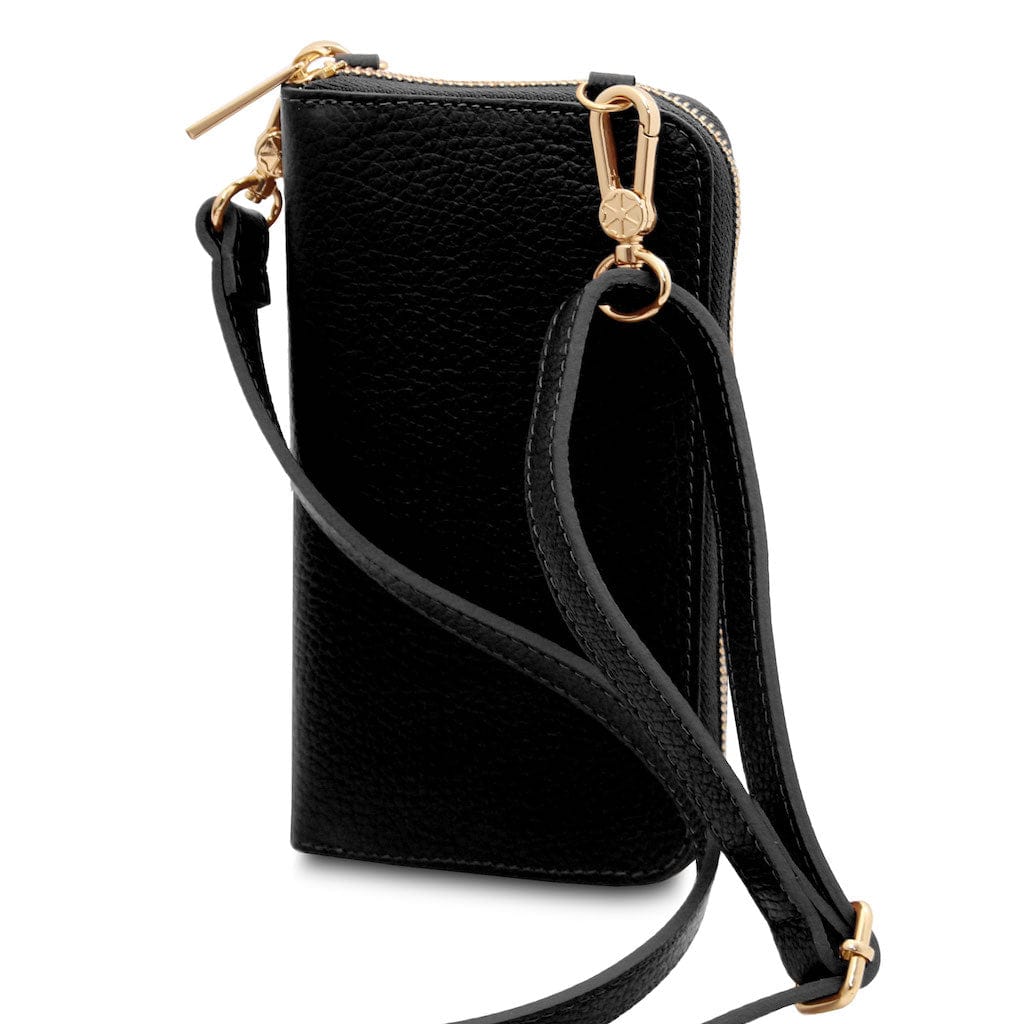 Bolsos de hombro de piel TL Bag - Cartera de piel con correa y compartimento para móvil | TL142323 San Rocco Italia