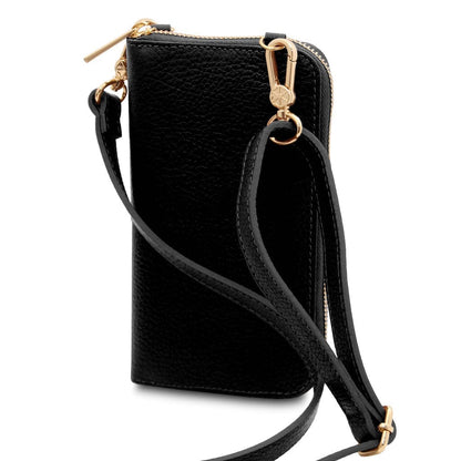 Bolsos de hombro de piel TL Bag - Cartera de piel con correa y compartimento para móvil | TL142323 San Rocco Italia