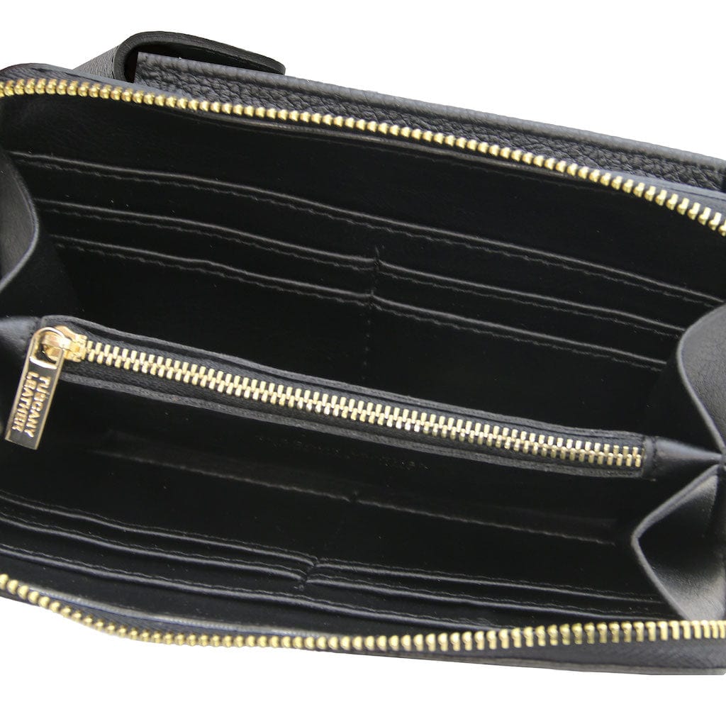 Bolsos de hombro de piel TL Bag - Cartera de piel con correa y compartimento para móvil | TL142323 San Rocco Italia
