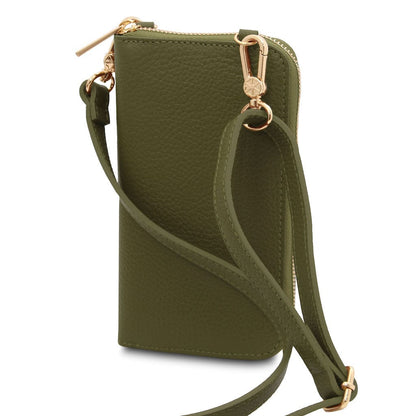 Bolsos de hombro de piel TL Bag - Cartera de piel con correa y compartimento para móvil | TL142323 San Rocco Italia