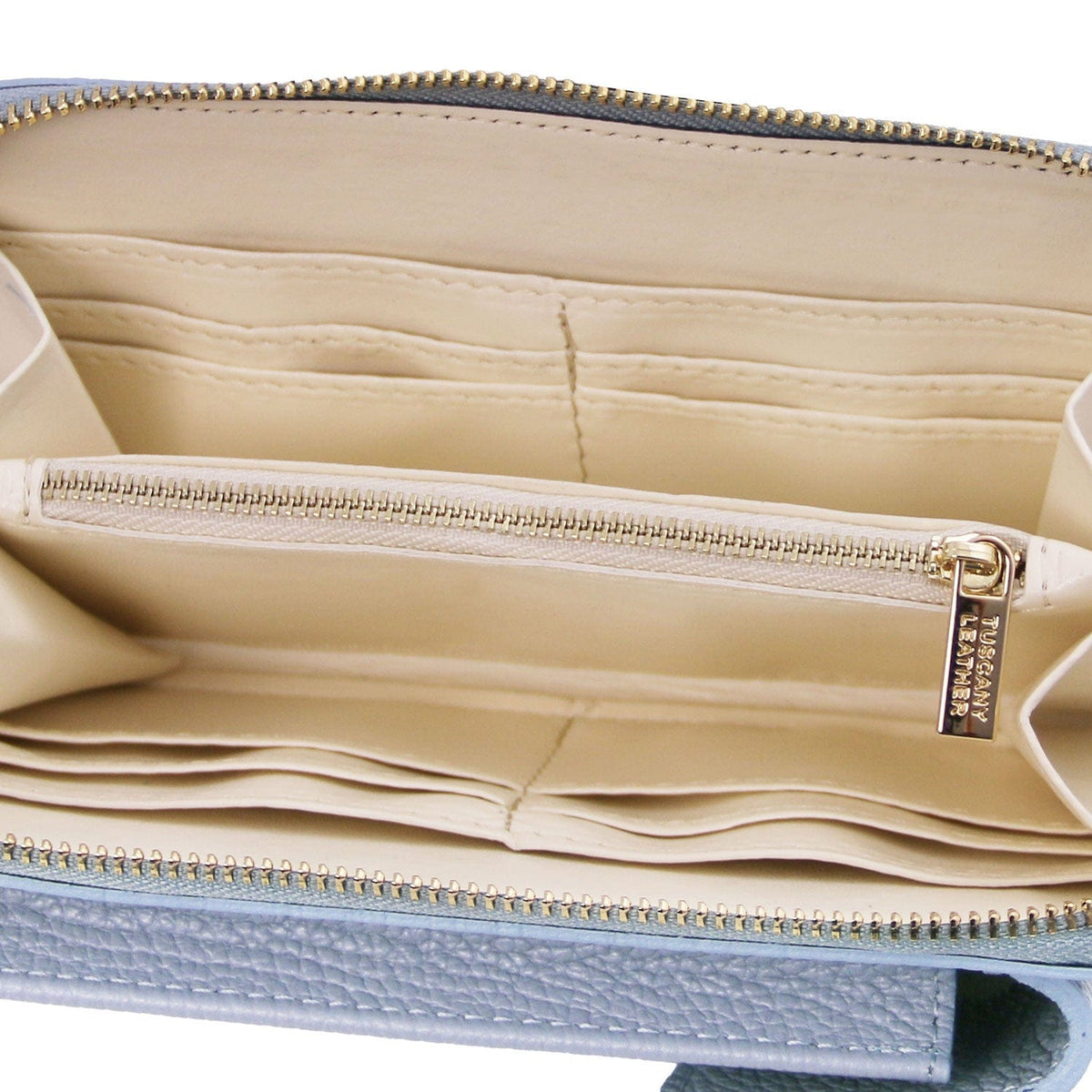 TL Bag - Cartera de piel con correa y compartimento para móvil | TL142323 - Bolsos premium de hombro de piel - Compra ahora en San Rocco Italia