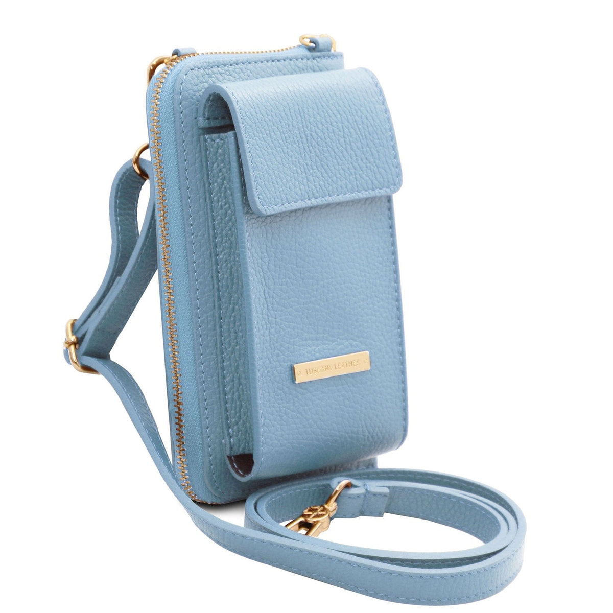Bolsos de hombro de piel TL Bag - Cartera de piel con correa y compartimento para móvil | TL142323 San Rocco Italia
