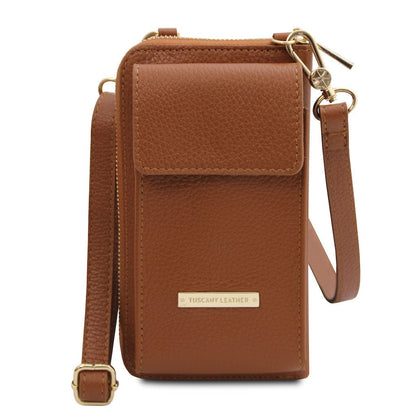 Bolsos de hombro de piel Cuero TL Bag - Cartera de piel con correa y compartimento para móvil | TL142323 San Rocco Italia
