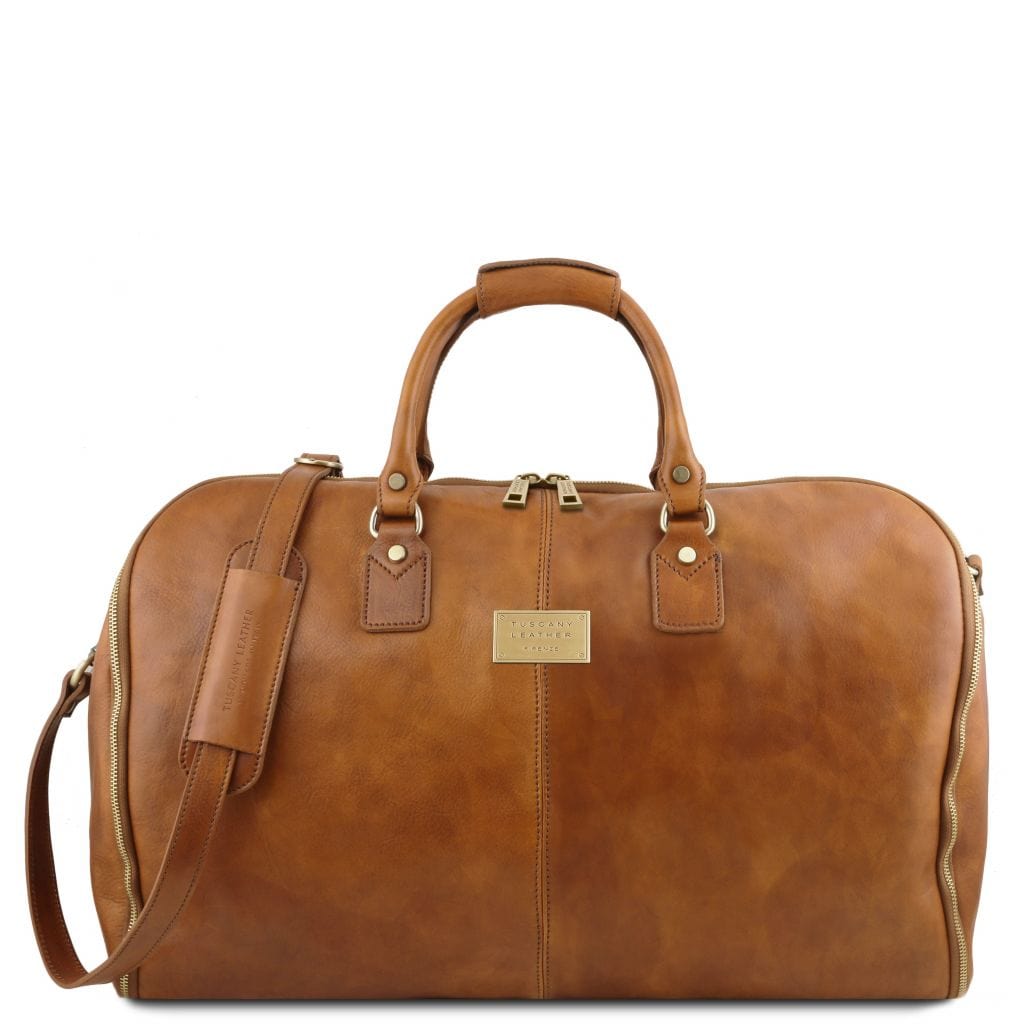 Bolsas de viaje de piel Natural Antigua - Bolsa de viaje/portatrajes de piel | TL142341 San Rocco Italia
