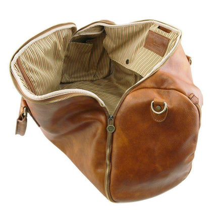 Bolsas de viaje de piel Antigua - Bolsa de viaje/portatrajes de piel | TL142341 San Rocco Italia