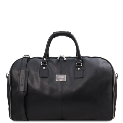 Bolsas de viaje de piel Negro Antigua - Bolsa de viaje/portatrajes de piel | TL142341 San Rocco Italia