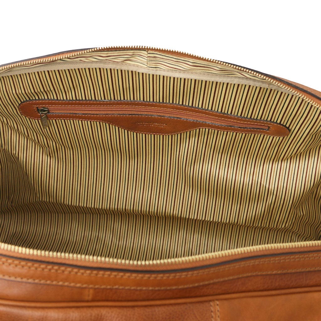 Leather Travel bags Francoforte - Exclusive Leather Weekender Travel Bag | TL142338 San Rocco Italia