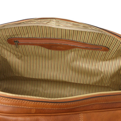 Leather Travel bags Francoforte - Exclusive Leather Weekender Travel Bag | TL142338 San Rocco Italia