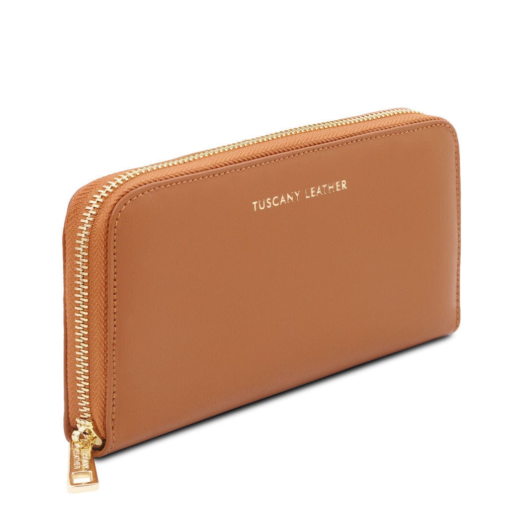 Leather wallets for women Venere - Exclusive zip around leather wallet | TL142085 San Rocco Italia