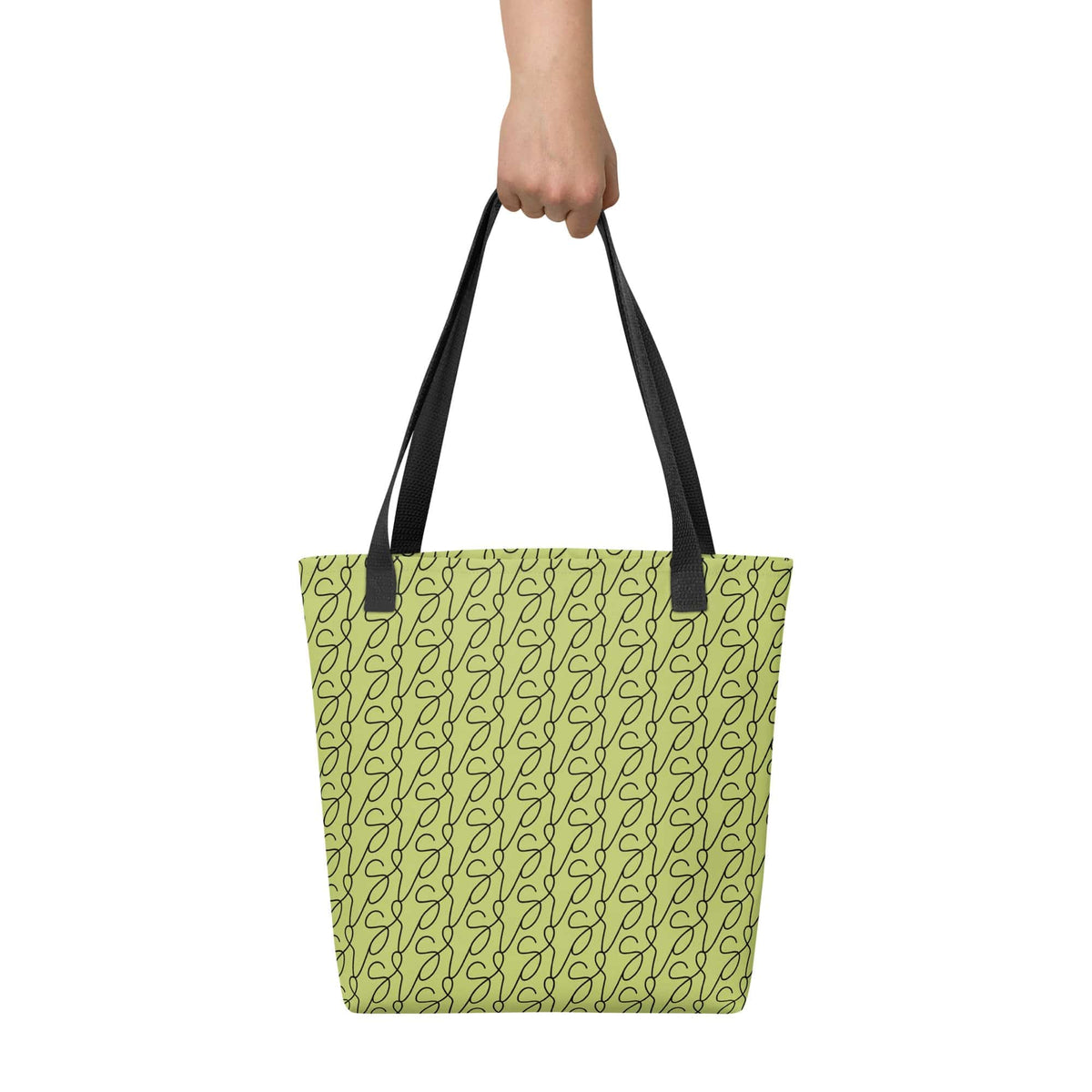 Mala tote com logótipo verde-azeitona San Rocco Italia
