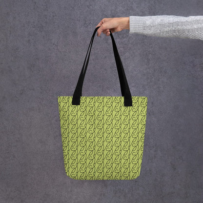 Mala tote com logótipo verde-azeitona San Rocco Italia