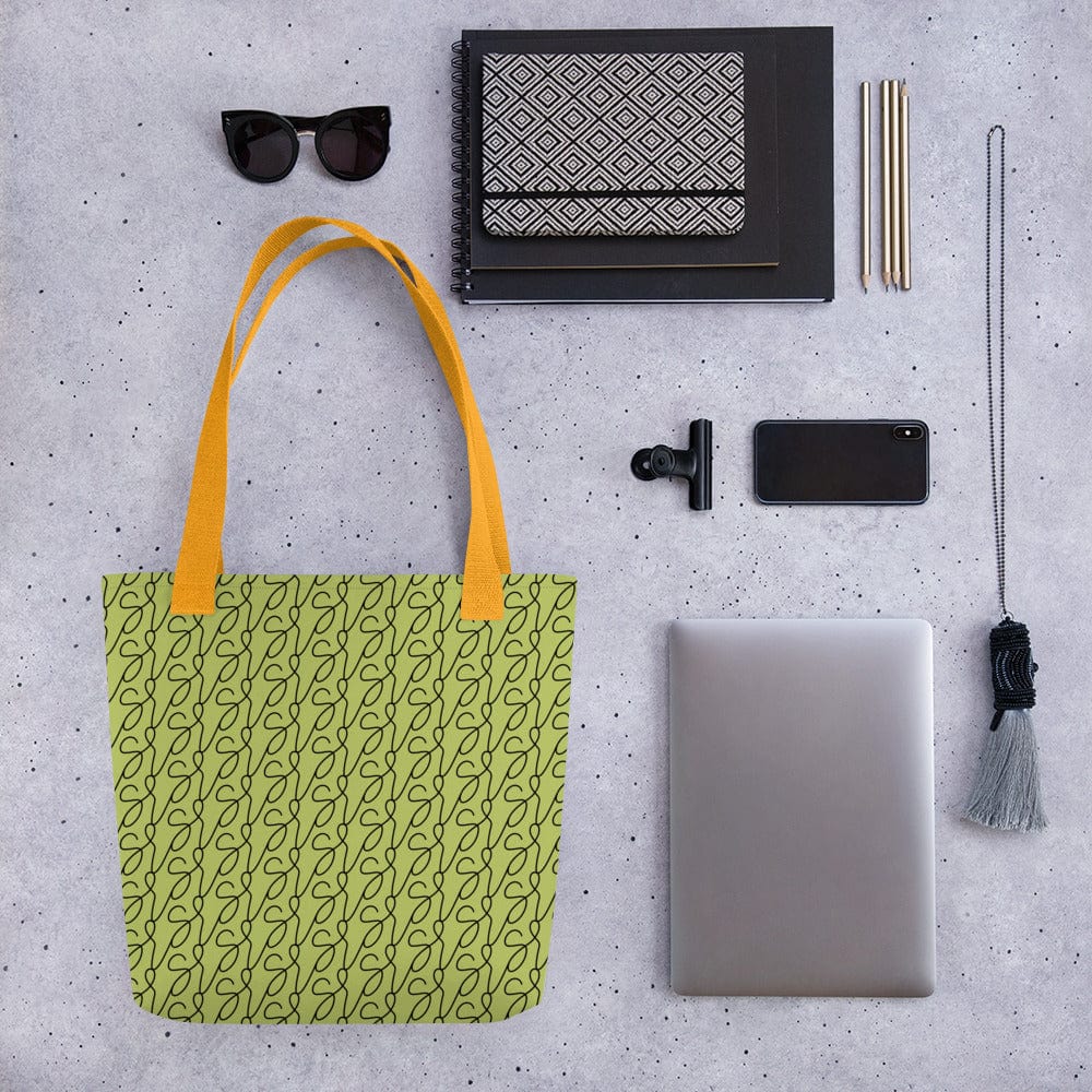 Mala tote com logótipo verde-azeitona San Rocco Italia