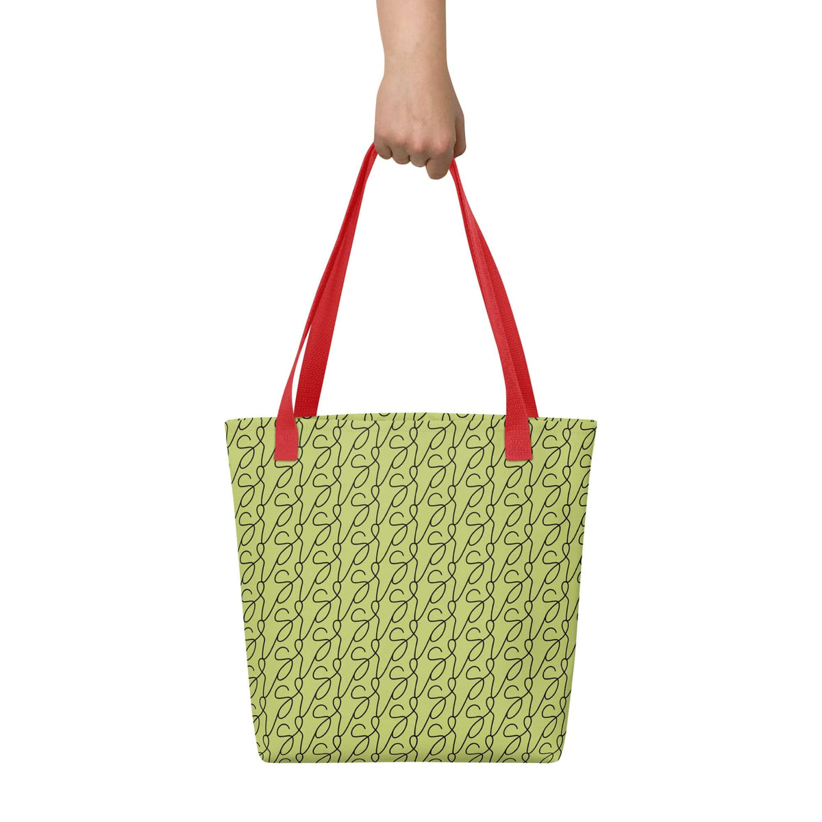 Mala tote com logótipo verde-azeitona San Rocco Italia