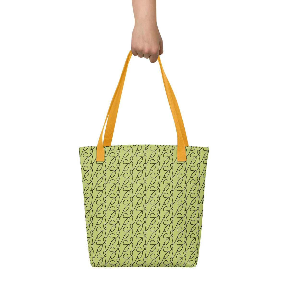 Mala tote com logótipo verde-azeitona San Rocco Italia