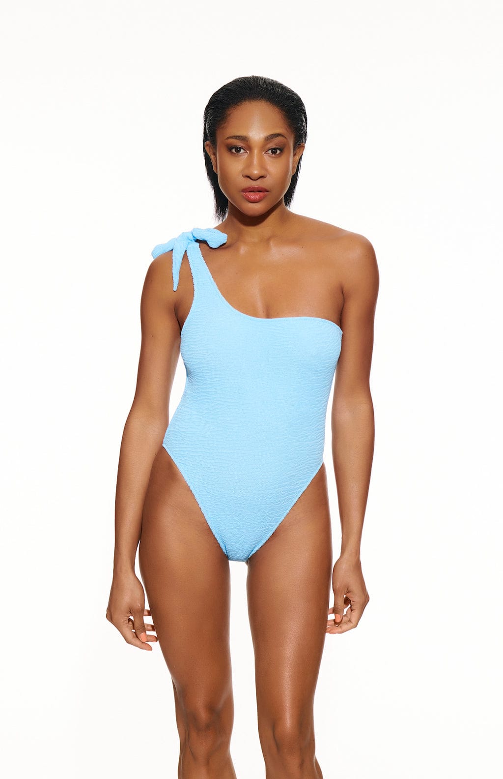 Costume intero Azzurro baby / XS Costume intero Penelope con spalline da annodare San Rocco Italia