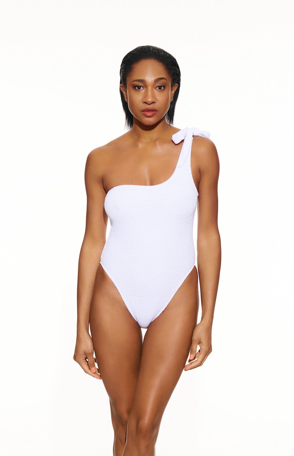 Costume intero Bianco / XS Costume intero Penelope con spalline da annodare San Rocco Italia