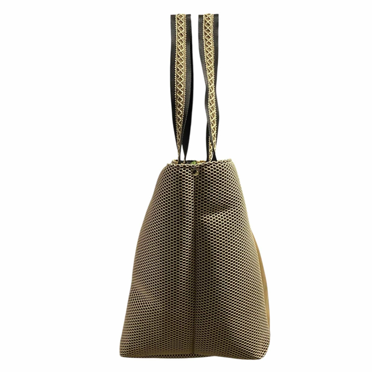 Borsa a rete color sabbia