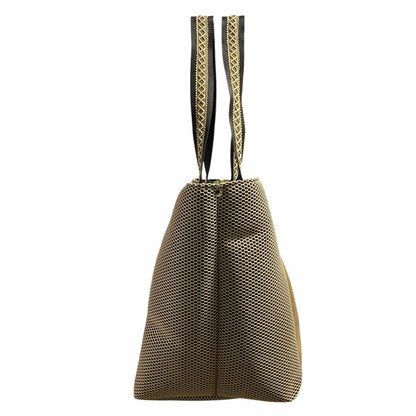 Borsa a rete color sabbia