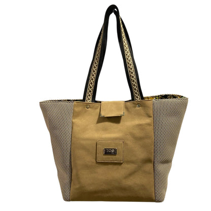 Borsa a rete color sabbia