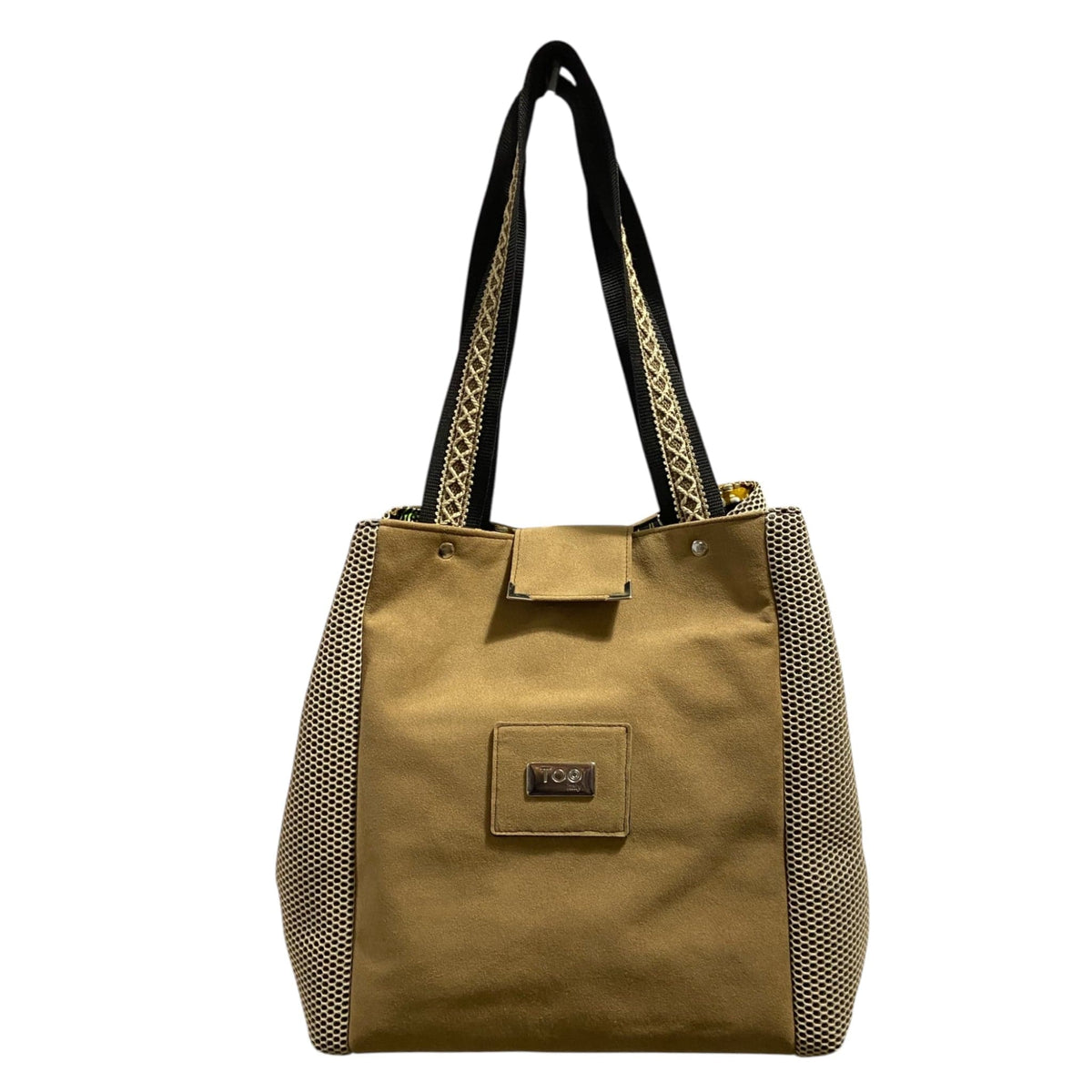Borsa a rete color sabbia