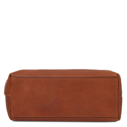 Travel leather accessories Smarty - Leather toiletry bag - Small size | TL141220 San Rocco Italia