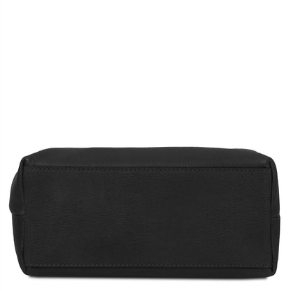 Travel leather accessories Smarty - Leather toiletry bag - Small size | TL141220 San Rocco Italia