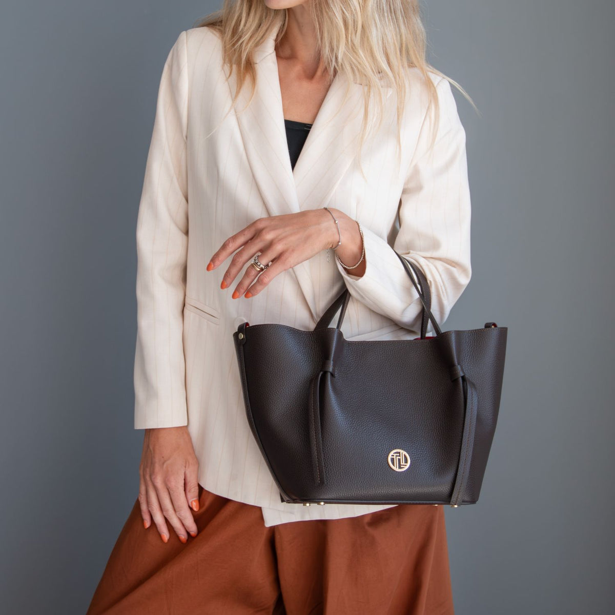 Legame – Borsa shopper in pelle italiana – Misura grande | TL142481
