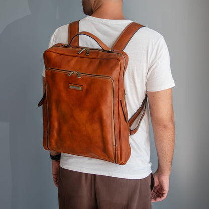 Bangkok - Mochila de piel para portátil - Tamaño grande | TL142336