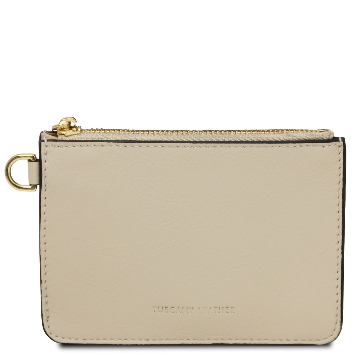 Leather card holder with handle