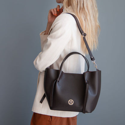 Legame – Borsa shopper in pelle italiana – Misura grande | TL142481
