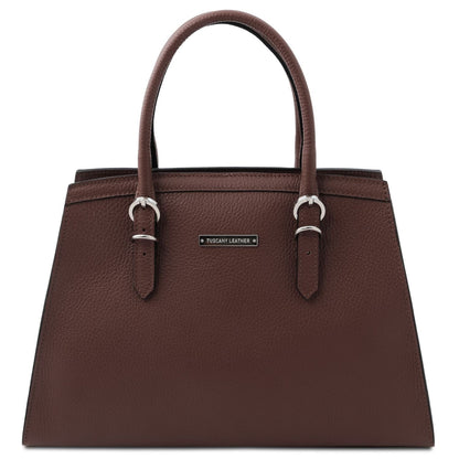 Borse in pelle Caffè TL Bag - Borsa in pelle italiana | TL142147 San Rocco Italia