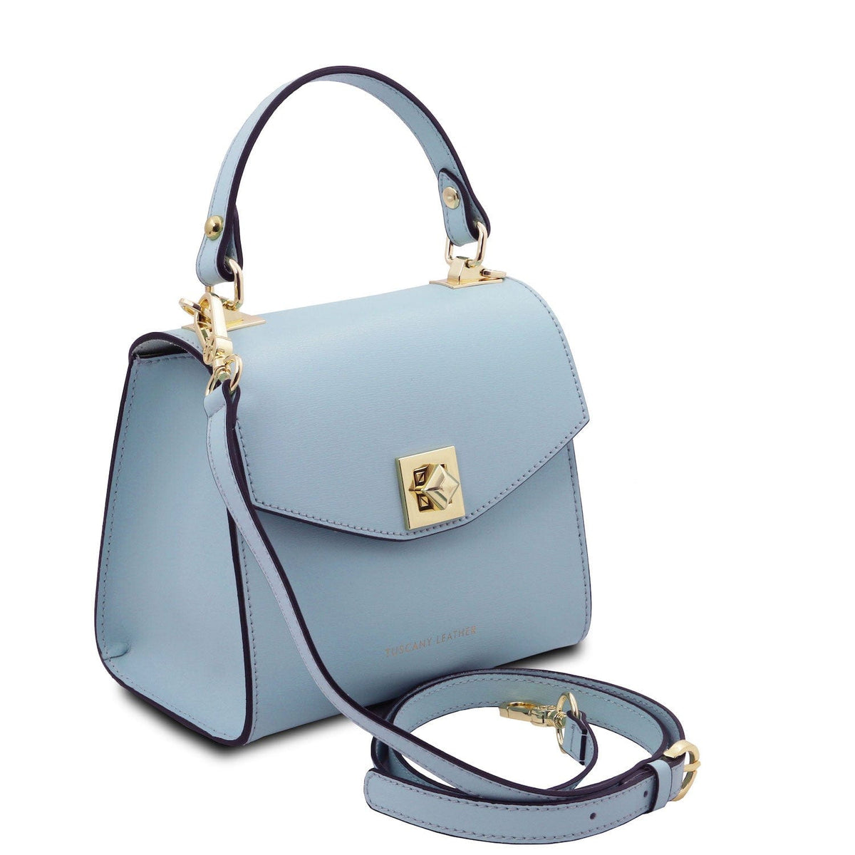 Bolsos de piel Azul claro TL Bag - Leather mini bag | TL142203 San Rocco Italia