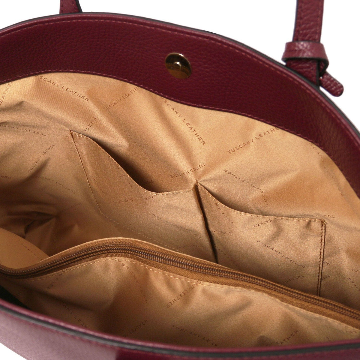 Leather shoulder bags TL Bag - Leather shopping bag | TL141828 San Rocco Italia