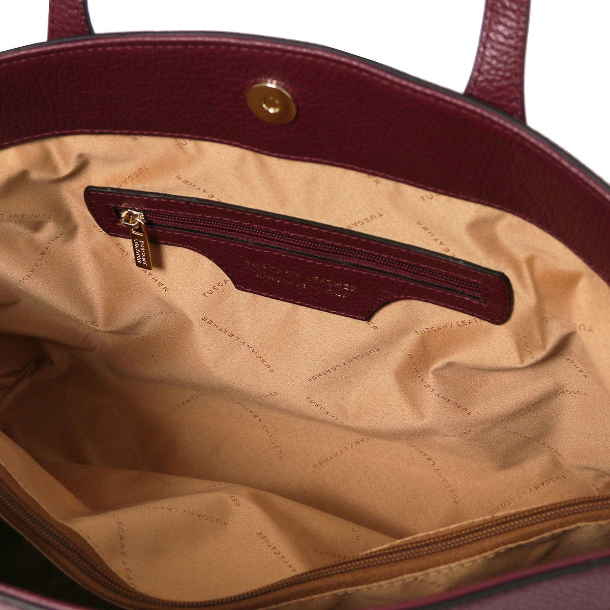 Leather shoulder bags TL Bag - Leather shopping bag | TL141828 San Rocco Italia
