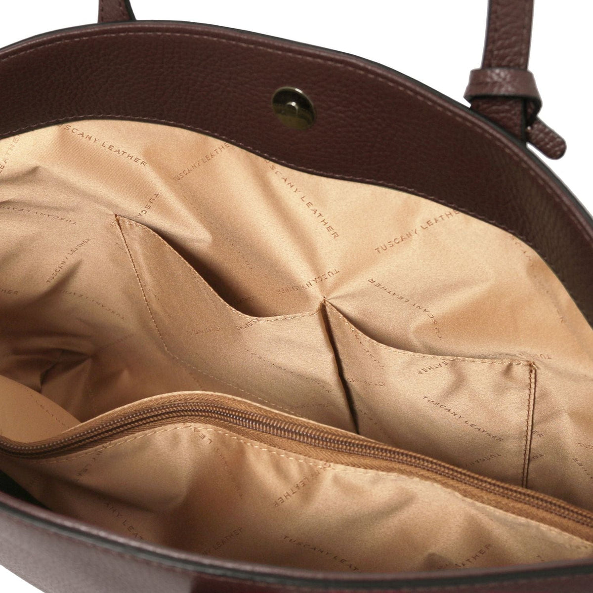 Leather shoulder bags TL Bag - Leather shopping bag | TL141828 San Rocco Italia