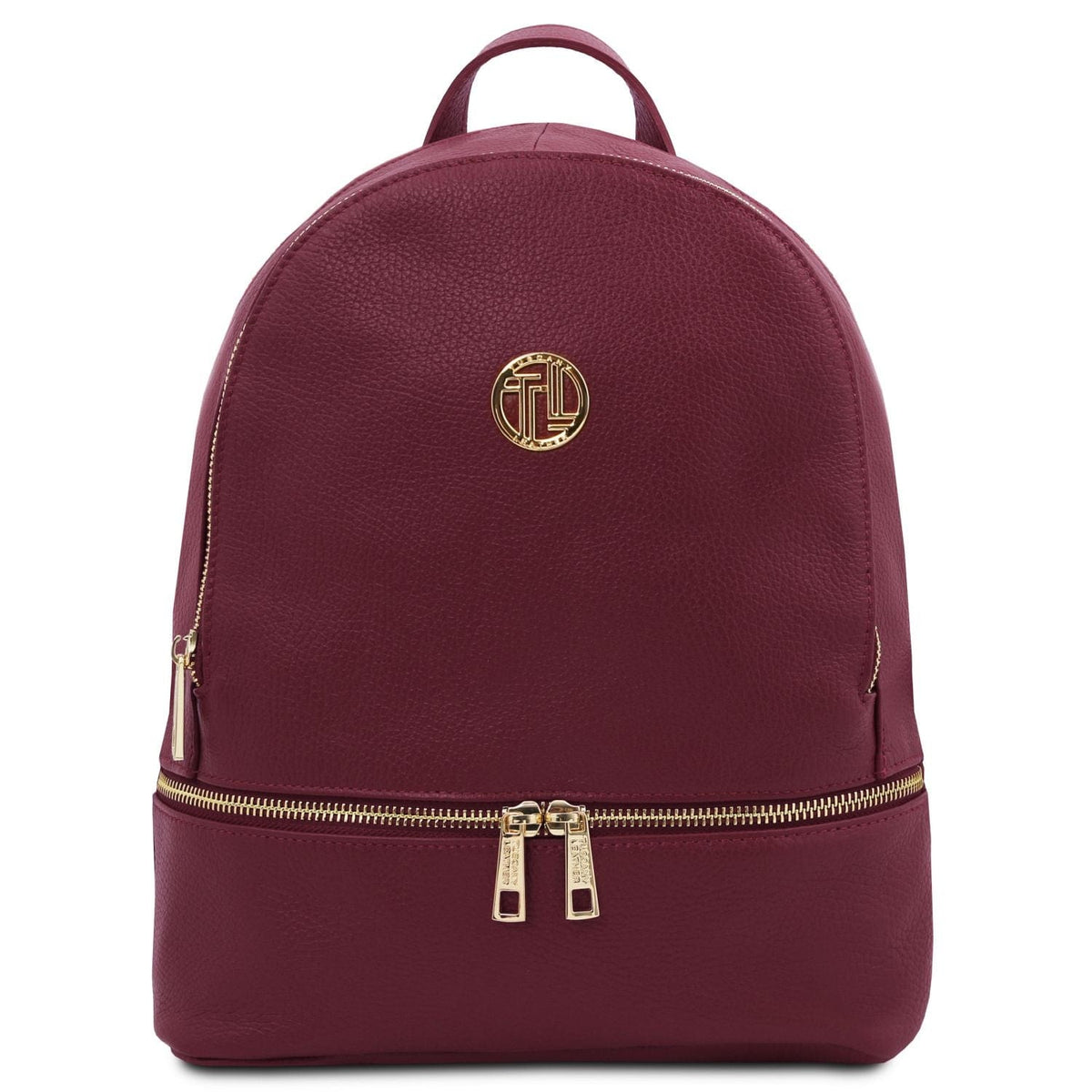 Leather backpacks for women Bordeaux TL Bag - Soft leather backpack | TL142280 San Rocco Italia