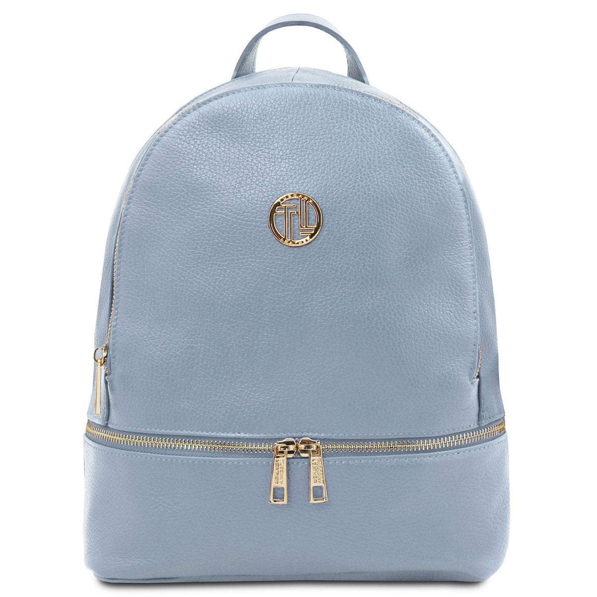 Leather backpacks for women Light Blue TL Bag - Soft leather backpack | TL142280 San Rocco Italia