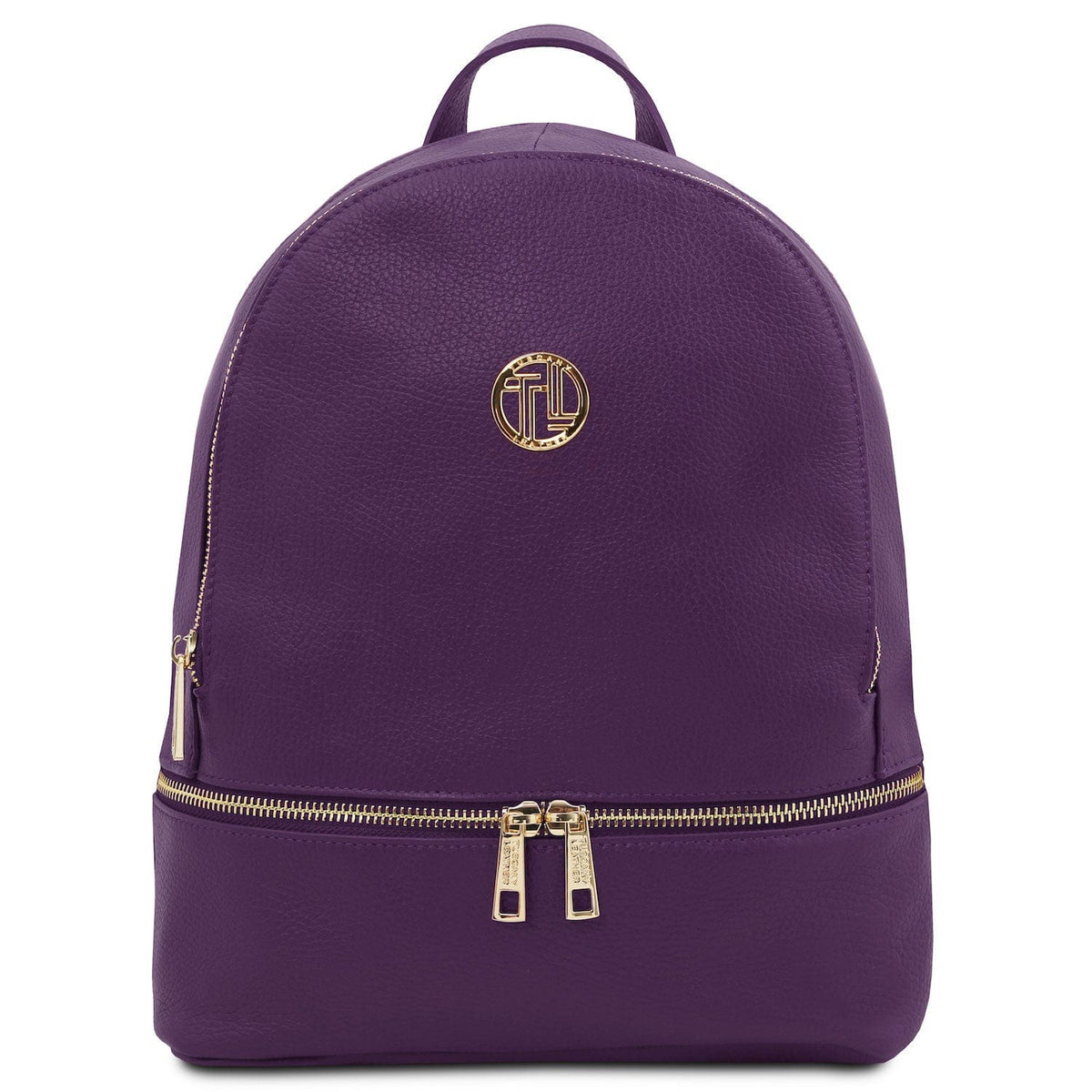 Leather backpacks for women Purple TL Bag - Soft leather backpack | TL142280 San Rocco Italia
