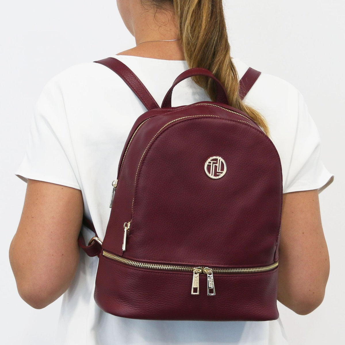 Leather backpacks for women TL Bag - Soft leather backpack | TL142280 San Rocco Italia