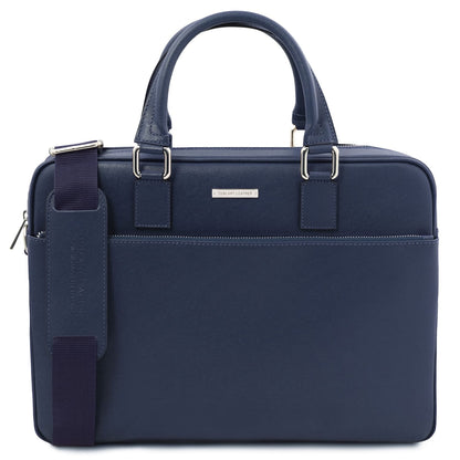 Torino - Saffiano leather laptop briefcase | TL142551