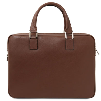 Torino - Saffiano leather laptop briefcase | TL142551