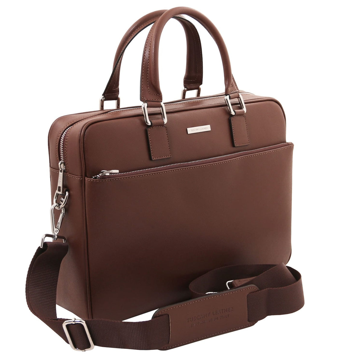 Torino - Saffiano leather laptop briefcase | TL142551