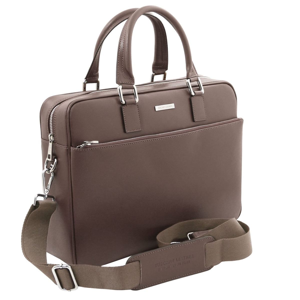 Torino - Saffiano leather laptop briefcase | TL142551