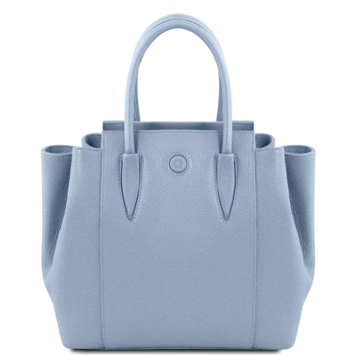 Borse in pelle Azzurro Tulipan - Borsa in pelle italiana | TL141727 San Rocco Italia