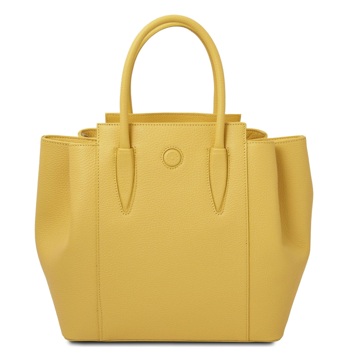 Borse in pelle Giallo pastello Tulipan - Borsa in pelle italiana | TL141727 San Rocco Italia
