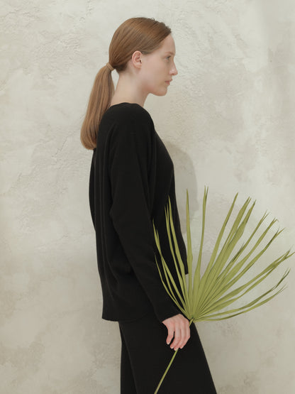 Malhas Wool & Cashmere Mix Maxi V-Neck Sweater San Rocco Italia