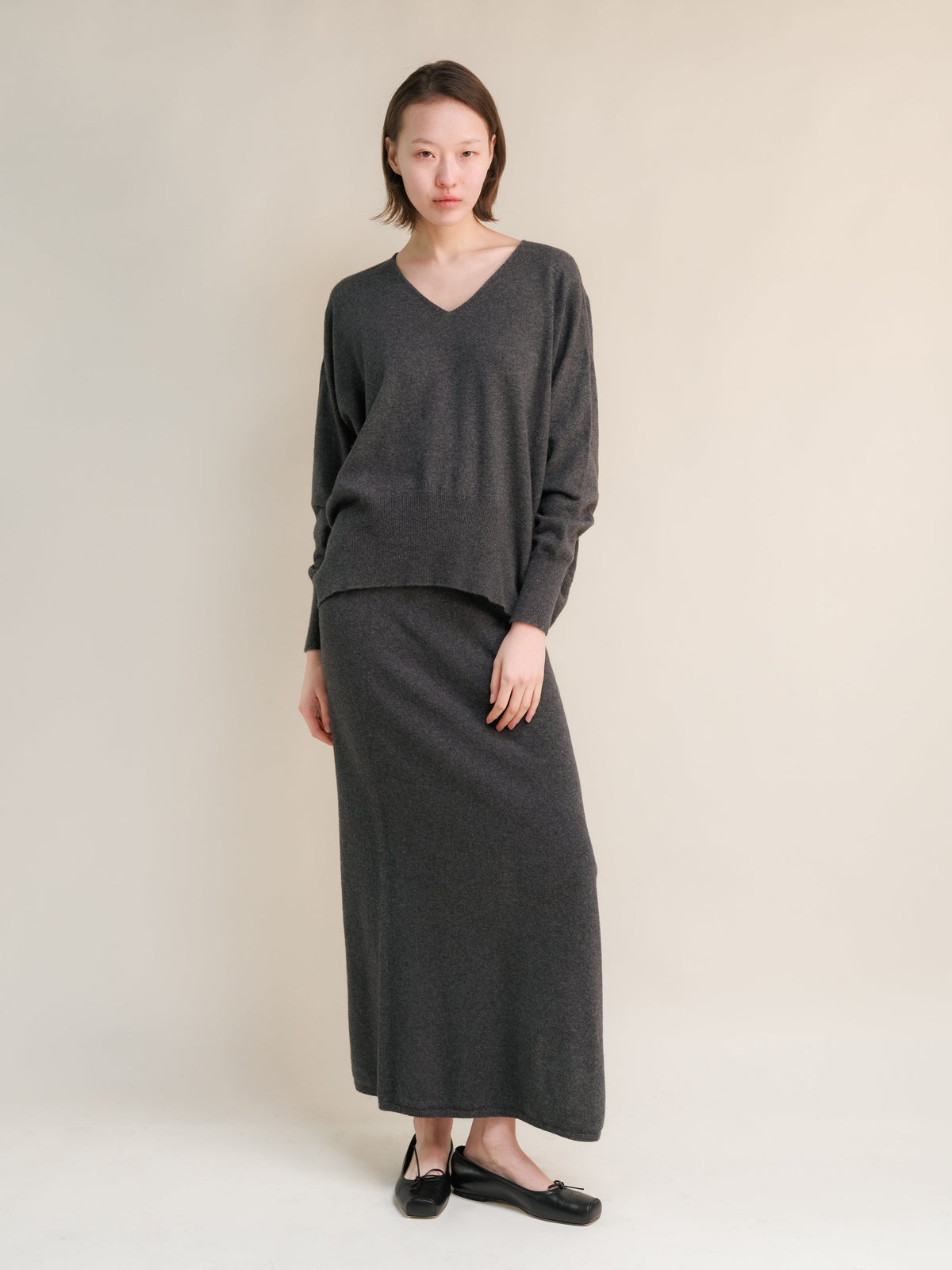 Malhas Wool & Cashmere Mix Maxi V-Neck Sweater San Rocco Italia