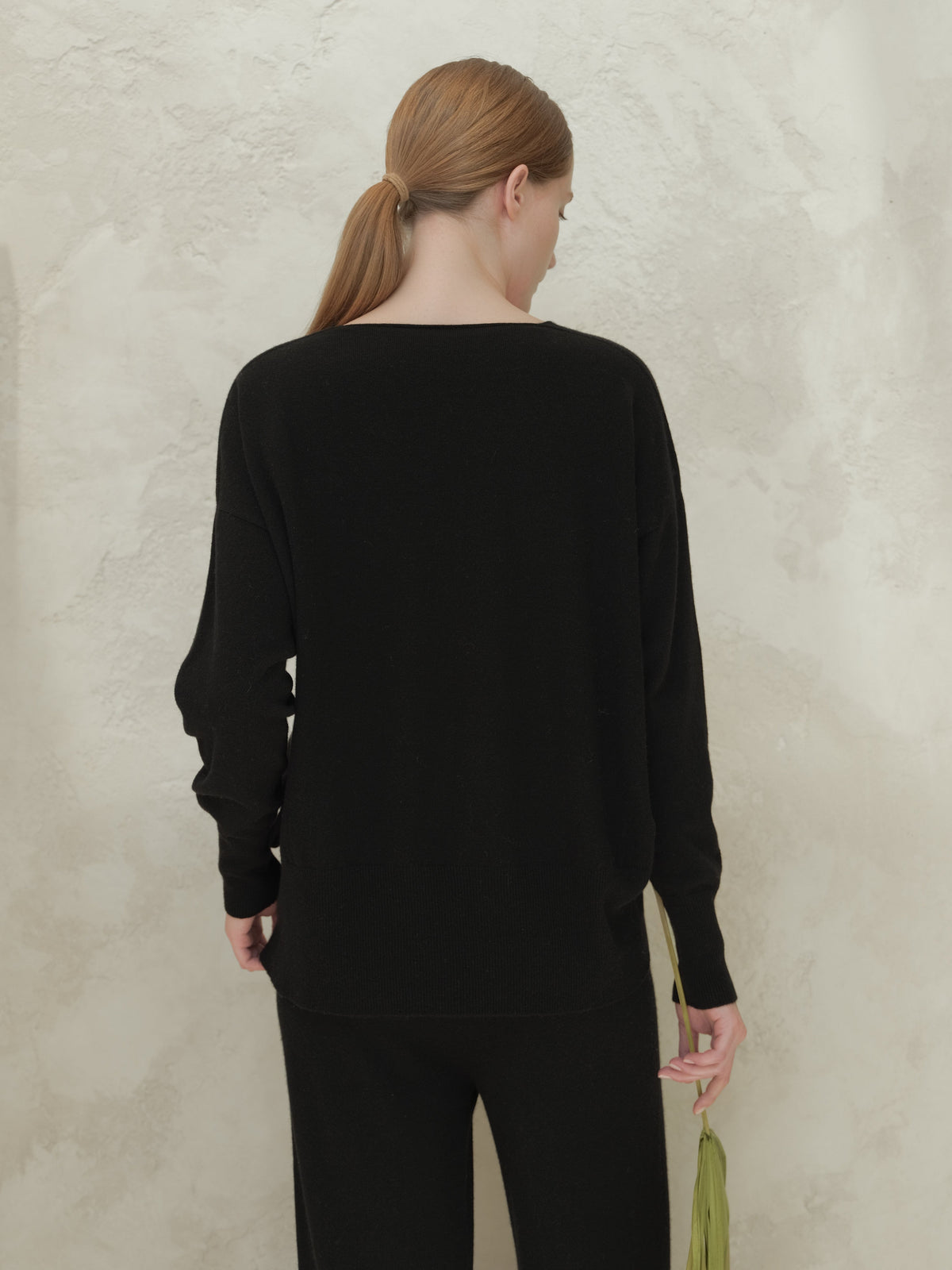 Malhas Wool & Cashmere Mix Maxi V-Neck Sweater San Rocco Italia