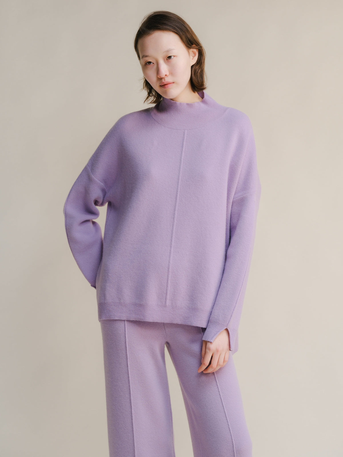Maglieria Laveer / S Wool & Cashmere Mix Solid Maxi Turtleneck Sweater San Rocco Italia